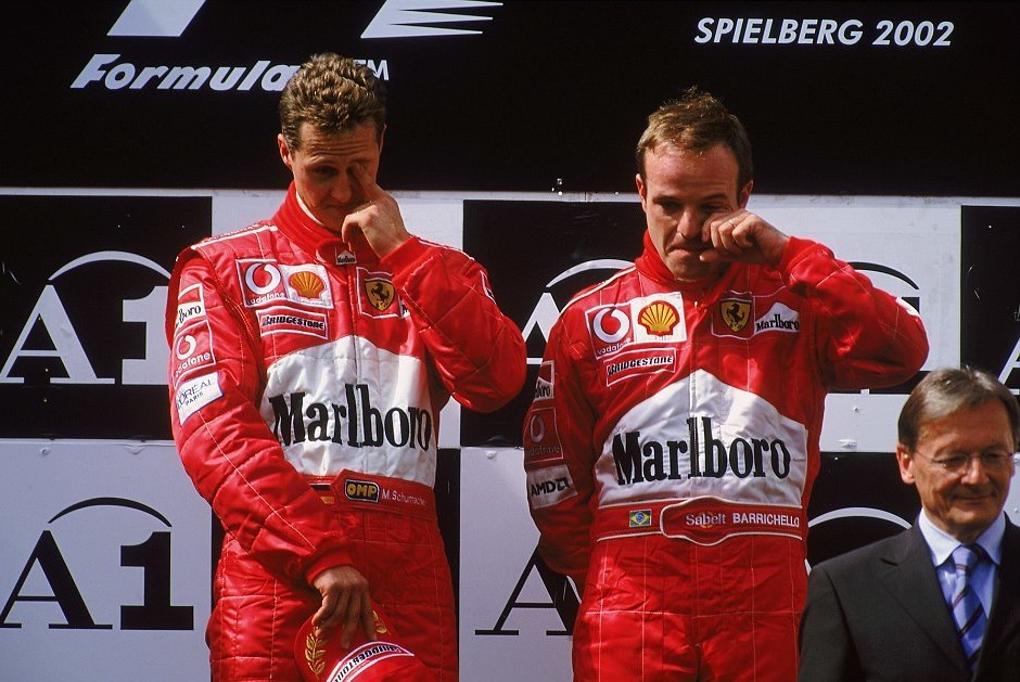 29922fa700000578 3121797 and what a farce the ceremony was an embarrassed schumacher push a 11 1434550788087