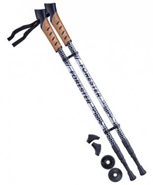 Палки для скандинавской ходьбы Forester, 67-135 см, 3-секционные