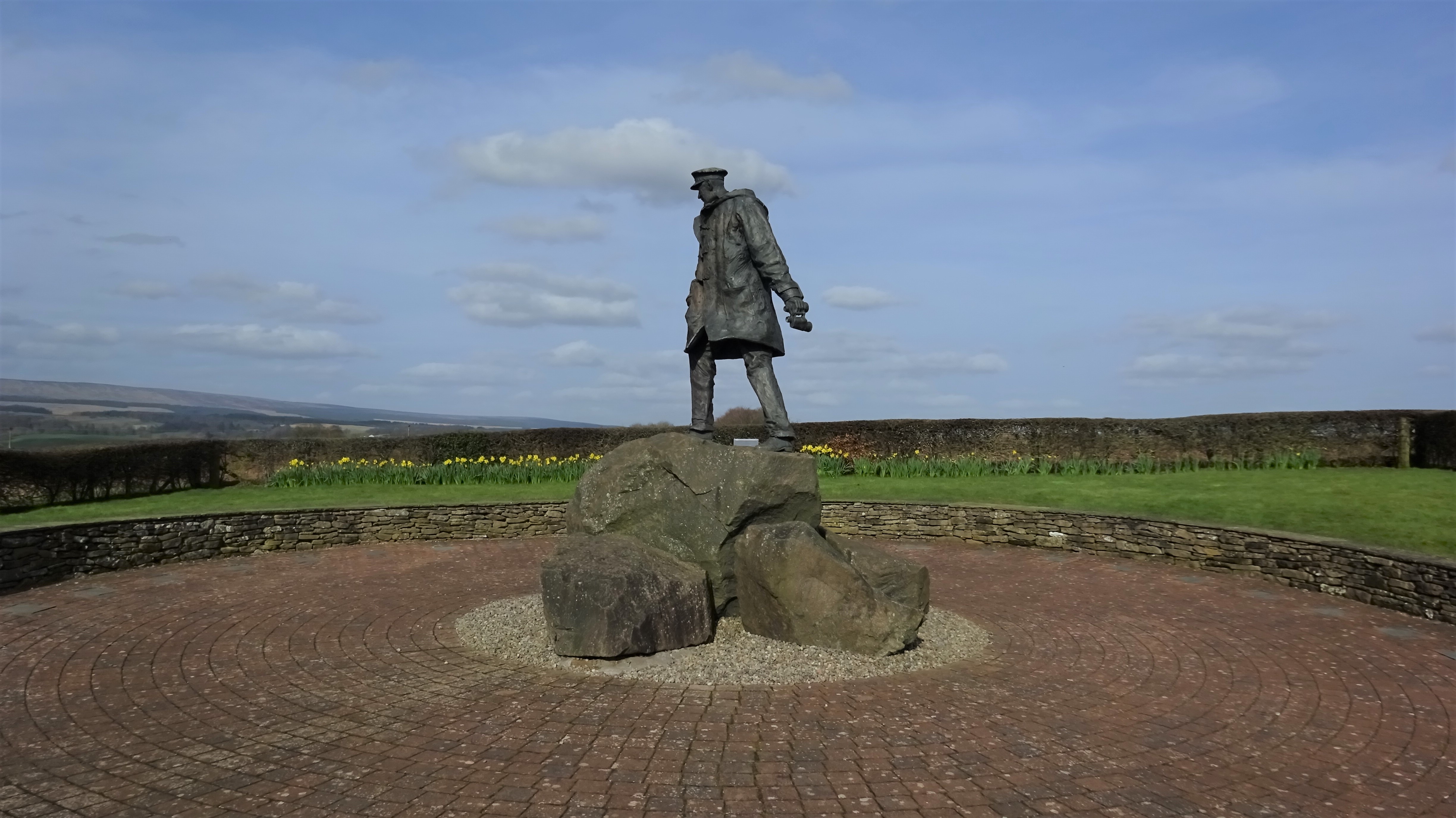 The David Stirling and SAS Memorial Doune Stirling Council area. View north