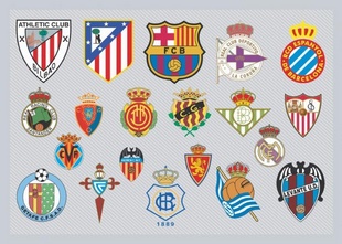 Новые эмблемы футбольных клубов