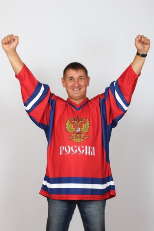 Хоккейный свитер сборной России (красный)