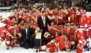 Олимпиада 1992 хоккей финал