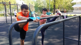 Тренировка в парке